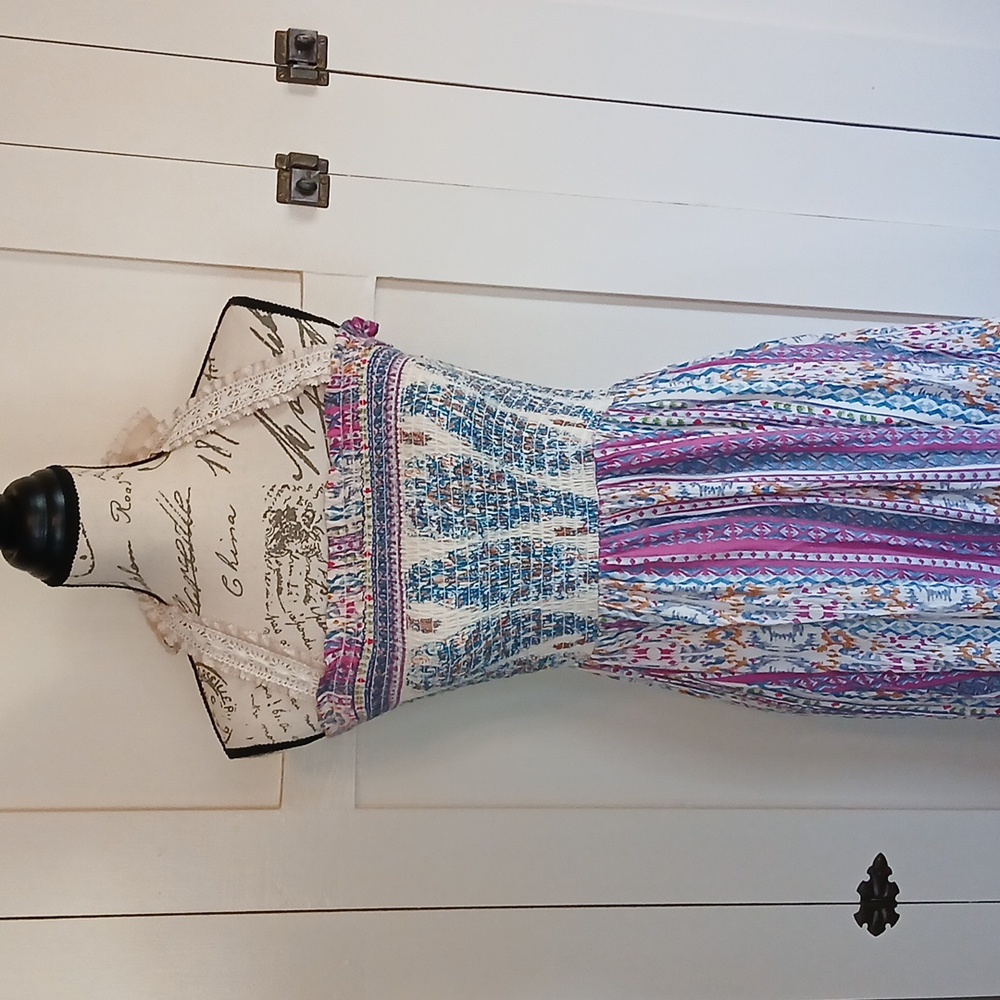 Angie Ruffle Summer Maxi Dress - Picture 2 of 13